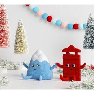 Target Christmas Felt Duo Figural Mountain And Sled Wondershop™ Tabletop Decor